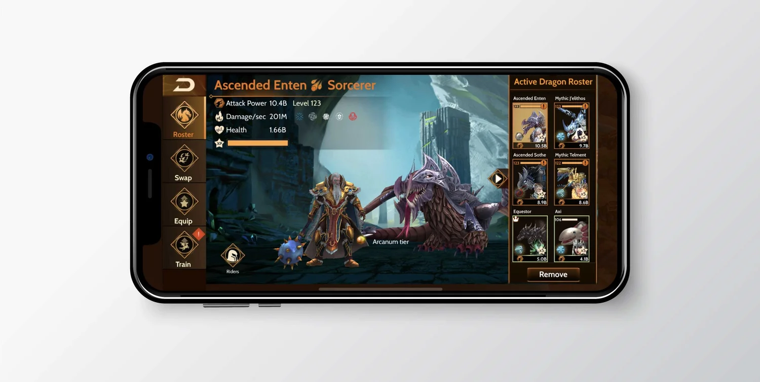 Roster on device